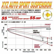 XYZ 車高調 SS Type サニー B15,FB15 [SS-NI31-A] フルタップ 全長調整式 キャンバー調整式ピロ 単筒式 減衰力30段調整 XYZ JAPAN_画像2