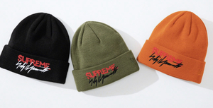 SUPREME Yohji Yamamoto New Era Beanie シュプリーム ヨウジヤマモト ビーニー ニット帽 ボックスロゴ クリーニング済み