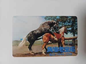  telephone card horse. . tail ④