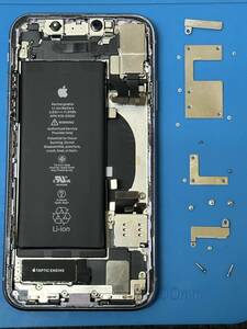 ★ 純正 iPhone 11 バックパネル筐体 + カメラ + バッテリー90% ※ パープル ※ 良品 ★