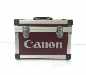 【HT4738】Canon キャノン ハードケース アルミケース カメラケース カメラバッグ レッド 赤系 ショルダーベルト ケース