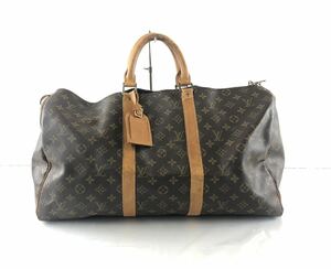 【SK1033】LOUISVUITTON ルイヴィトン モノグラム キーポル50 854MB ボストンバッグ ハンドバッグ 手持ちカバン ブラウン系 バッグ