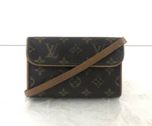 【SU98】LOUIS VUITTON ルイヴィトン フロランティーヌ モノグラム ウエストポーチ ポシェット ポーチ ブラウン系 FL0037 斜め掛け バッグ