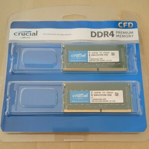 ノートPC用メモリ DDR4-3200 (PC4-25600) 8GB×2枚 (16GB) 260pin Crucial by Micron クルーシャル