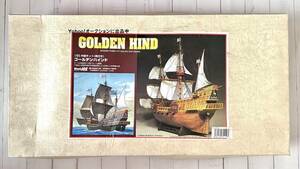 未組立☆WoodyJOE ウッディジョー 1/50 ゴールデンハインド GOLDEN HIND 木製キット 舩 木製模型 プラモデル