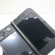 超美品 Newニンテンドー3DS LL ライム×ブラック 即日発送 game 任天堂 本体 あすつく 土日祝発送OK_画像3