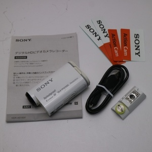 美品 HDR-AS100V ホワイト 即日発送 デジタルビデオカメラ SONY 本体 あすつく 土日祝発送OK