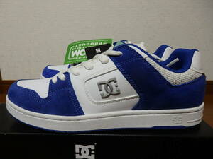 即決☆レア！限定！♪新品未使用 DC SHOES ＤＣシューズ スニーカー マンテカ ４ MANTECA 4 M SHOE 26.0cm ホワイト ブルー