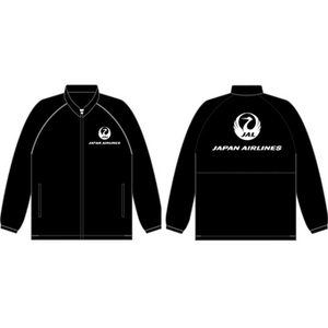  prompt decision! limitation! new goods unused!JAL Japan Air Lines JAL original with logo Wind breaker black L size amenity goods 