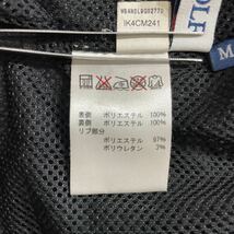 46 FILA GOLF フィラ ゴルフ Vネック プルオーバー サイズM ロゴ刺繍 裏メッシュ ITALIA イタリア スポーツ トレーニング ブラック 31125L_画像9