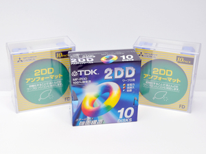 □ 三菱化学 と TDK 3.5インチ 2DD フロッピー 30枚 セット ★ まとめて フロッピーディスク FD