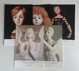 四谷シモン　ポストカード（写真:篠山紀信）5枚　絵葉書　ポストカード 人形 美術 芸術 思い出の品 匿名配送