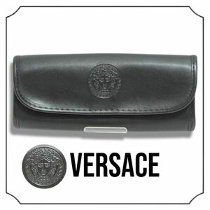 VERSACE ヴェルサーチ メデューサロゴ 眼鏡 サングラス ケース ブラック 黒