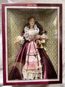 【未開封】MATTEL　 バービーVictorian Barbie with Cedric Bear 【希少】テディベア付　ヴィクトリア バービー コレクターエディション　