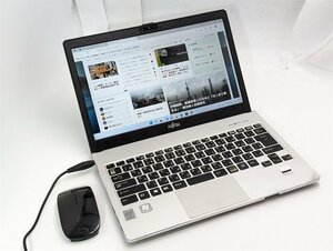 1円～ 新品無線マウス付き Windows11 office 10GBメモリ 13.3型 ノートパソコン 富士通 S904/J 中古良品 第4世代i5 無線 Bluetooth カメラ