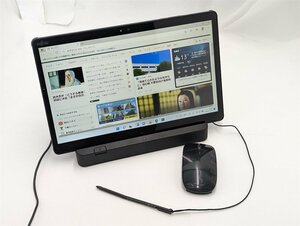 1円～ マウス＆ドック付き 中古美品 高速SSD フルHD 13.3型 タブレット 富士通 Q738/SB 第7世代 i5 4GB 無線 Bluetooth Windows11 Office