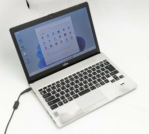 1円～ 新品無線マウス付き 高速SSD 13.3型 中古ノートパソコン 富士通 S935/K 第5世代i5 4GB 無線 Bluetooth カメラ Windows11 Office 保証