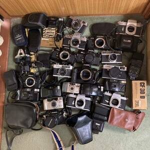 1円スタート フィルムカメラ 一眼レフ 大量まとめ売り PENTAX Nikon OLYMPUS カメラ用品 双眼鏡など 