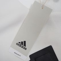 P657 新品 アディダス スウェット 上下セット セットアップ トレーナー ジョガーパンツ adidas (サイズ:L) ホワイト_画像10