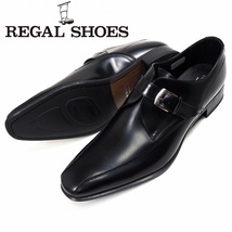 P620 新品 REGAL リーガル セミマッケイ式製法 728R モンクストラップ ビジネスシューズ 26.5cm(EE) 紳士靴 日本製_画像1