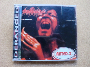 ＊【CD】Deranged／Rated-X （RPS010CD）（輸入盤）
