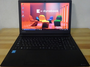 東芝 ノートパソコン dynabook B65/F/Cele 3855U 1.6GHz/4GB/500GB/中古特価良品