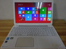 東芝 ノートパソコン dynabook T554/45LW/Core i3-4005U 1.7GHz/4GB/500GB/中古特価良品_画像2