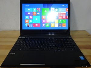 NECノートパソコン LaVie L PC-LL850SSB/Core i7-4700MQ 2.4GHz/16GB/1000GB/BD/タッチパネル液晶/中古特価良品