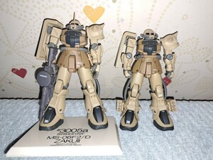 ZEONOGRAPHY ジオノグラフィ # 3005a F2型ザク ザクデザート 機動戦士ガンダム バンダイ カトキハジメ 開封済み中古ルーズ品セット