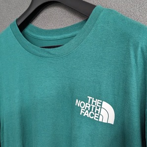 再入荷!!1点のみ【日本未発売】THE NORTH FACE ノースフェイス ロンT グリーン 緑/L 長袖 ロング Tシャツ アメリカ ハーフドームロゴの画像3