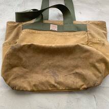 filson トートバッグ キャンバス オイルド　vintage ヴィンテージ　鞄 フィルソン　tote bag_画像3