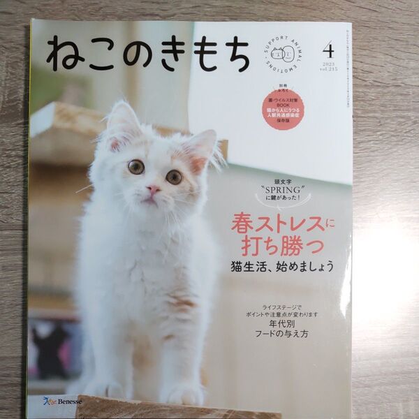 値下げ ねこのきもち 2023年4月号 付録付き