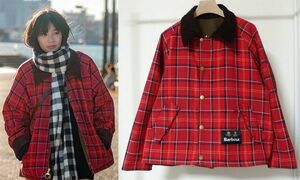 22AW BARBOUR バブアー 別注 TRANSPORT トランスポート ノンワックス リバーシブル ジャケット 36