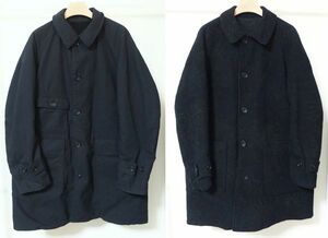 Engineered Garments エンジニアードガーメンツ Reversible Coat Nyco Ripstop リバーシブル コート S 紺