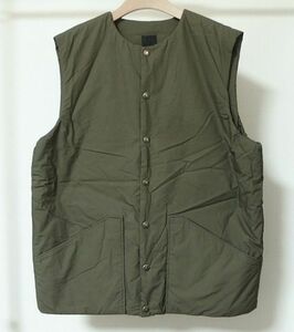 or slow orslow オアスロウ COTTON SHELL VEST 中綿 ベスト L / 3