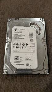 【動作確認済/初期化済】 Seagate 3.5インチHDD 2TB ST2000DM001