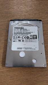 【動作確認済/初期化済】 TOSHIBA 2.5インチHDD 500GB MQ01ABF050 ②