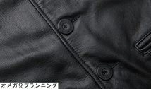カウハイド 1920s ブレーキマンコート ブラック XLサイズ(40) カーコート ワーク ドライビング レザージャケット グランメゾン東京_画像9
