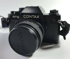 1000円〜■★動作未確認★ CONTAX RTS Ⅱ QUARTZ フィルムカメラ Kenko MC PROTECTOR 55mm ★2298007★p3427