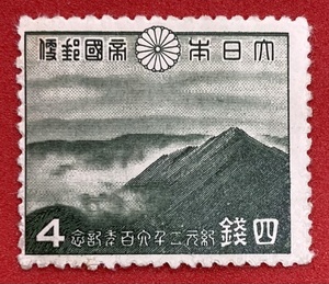 記念切手 1940年【紀元２６００年記念】4銭　未使用