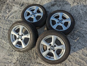 OZ Racing MSW タイヤ付きホイール　15×6.5J+26 pcd 108 185/55R15 15インチ　スタッドレス　NANKANG　2020年製　シトロエン　C2