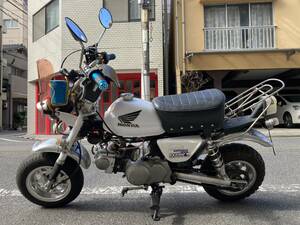 広島市中区発☆１円スタート売り切り　ホンダ　モンキー　Monkey　50cc 社外カスタム　実働車　鍵と登録書類あり　