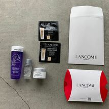 新品未使用ランコムLANCOMEレネジーMメモリーシェイプローションHPNクリームデュアルエッセンスローションリキッドファンデーションセット_画像1