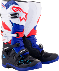 US 07 (約25.5cm) ALPINESTARS アルパインスターズ TECH 7 ブーツ ブラック/ブルー /レッド/ホワイト SZ 7