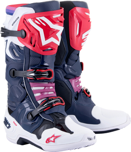 US 10 (約27cm) ALPINESTARS アルパインスターズ TECH 10 SUPERVENTED ブーツ ナイトネイビー/ホワイト/レインボー SZ 10