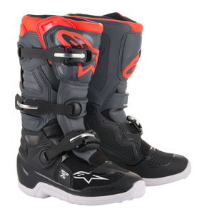 US 05 (24cm) ALPINESTARS アルパインスターズ 子供用 子供用 TECH 7S ブーツ グレー/レッド SZ 05