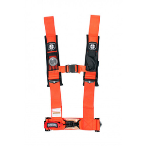 p Roar ma-4 point stop Harness WITH SEWN IN pad orange 3 -inch 