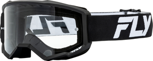 FLY RACING fly рейсинг детский FOCUS защитные очки черный / белый прозрачный линзы 