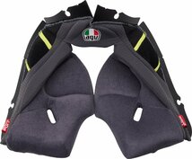 XLサイズ - グレー/イエロー - AGV Pista GP RR ヘルメット チークパッド_画像1