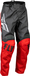 子供用 US 24 サイズ FLY RACING フライ レーシング F-16 パンツ グレー/レッド SZ 24